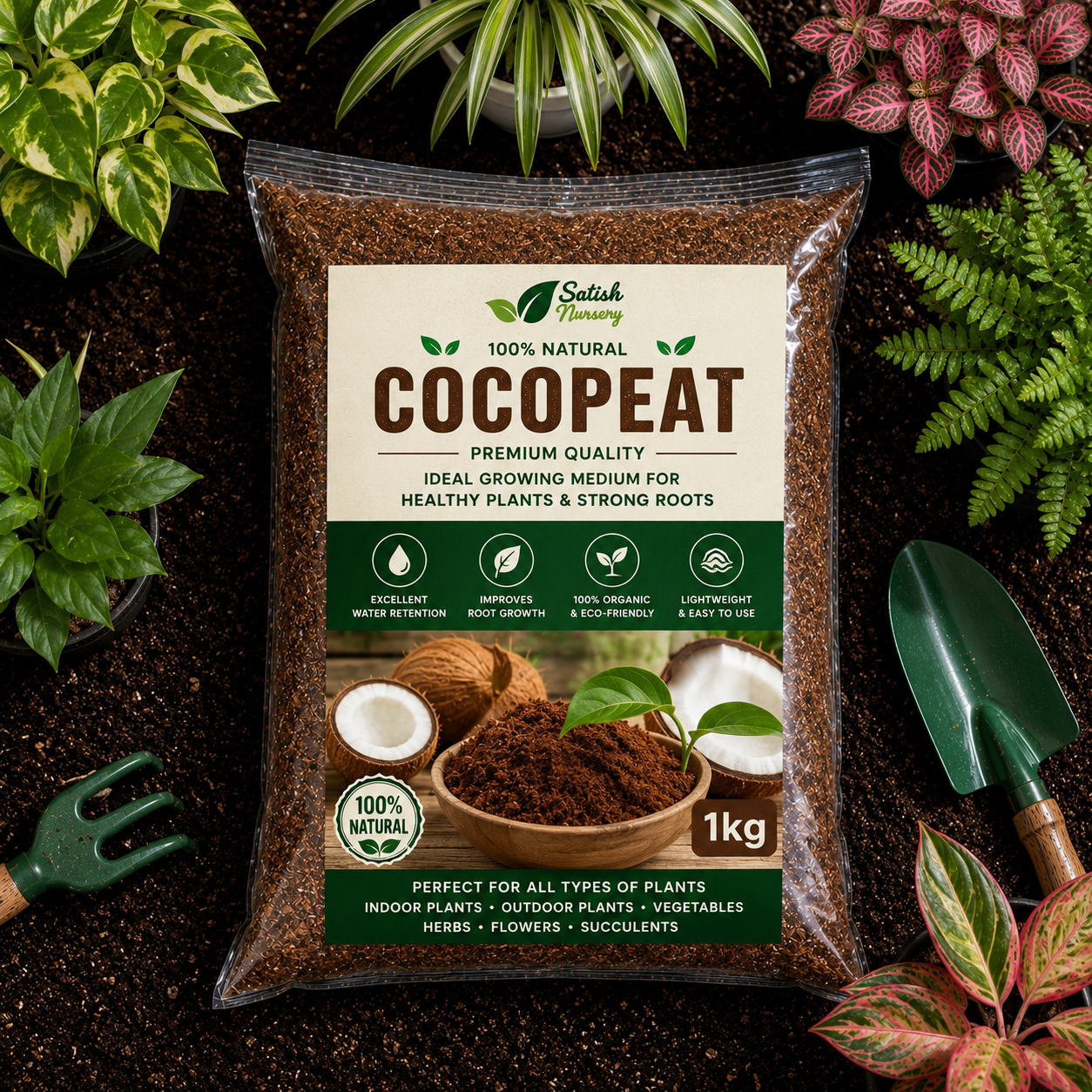 Premium Quality Cocopeat 1kg