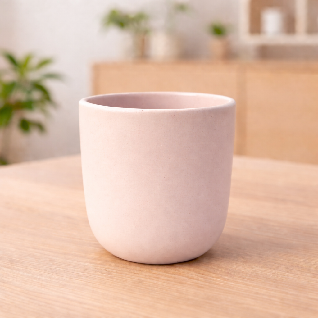 Matte Round Ceramic Planter