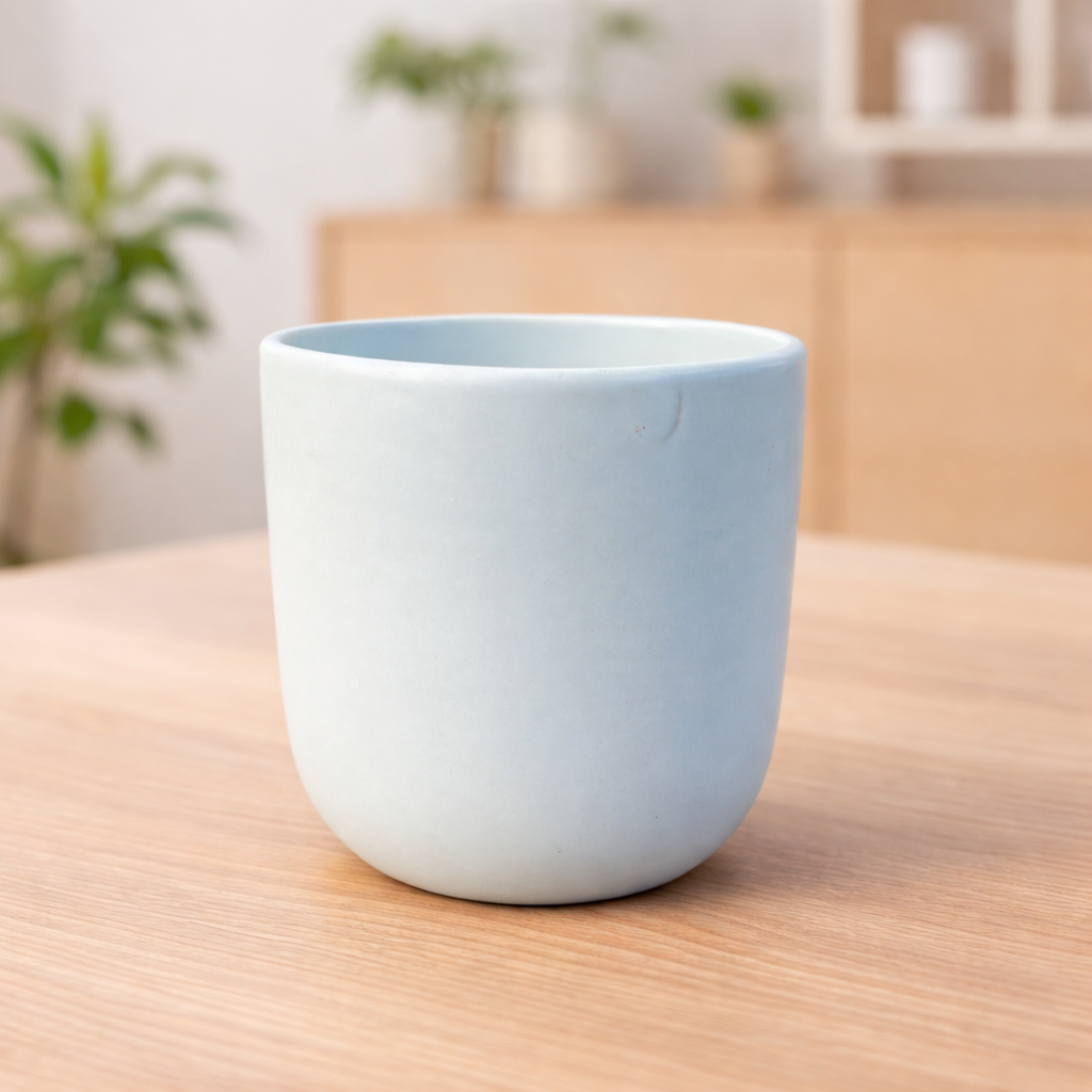 Matte Round Ceramic Planter