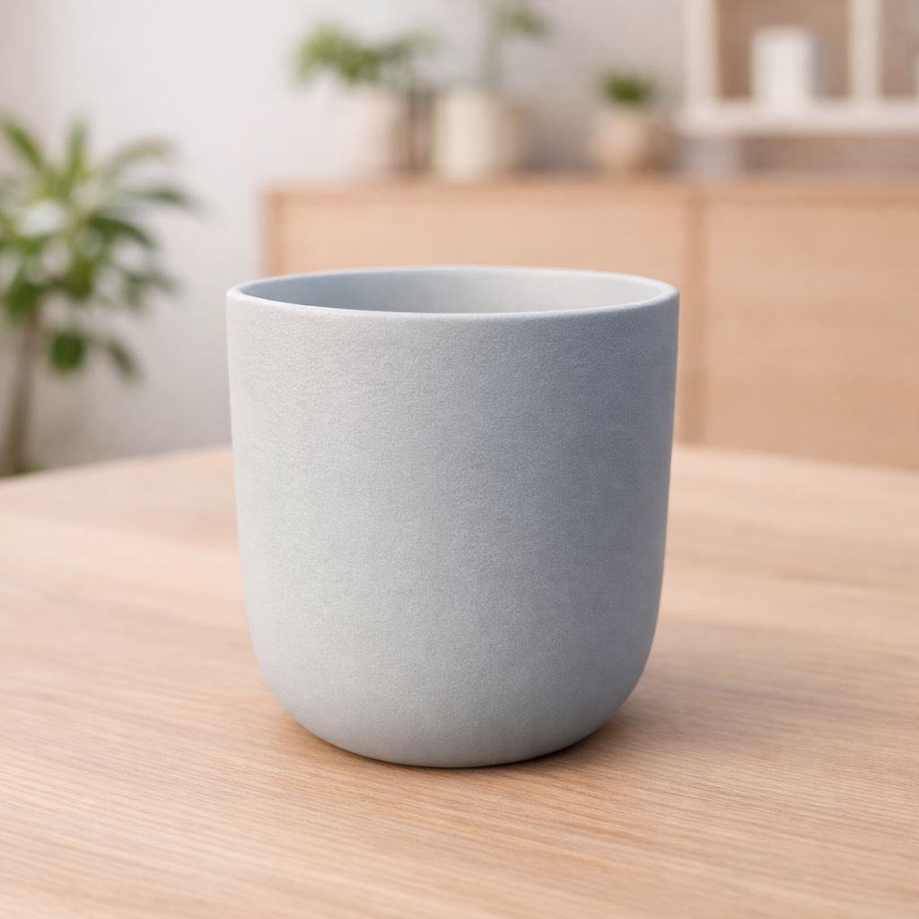 Matte Round Ceramic Planter