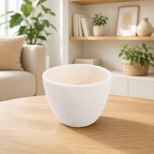 Egg Shape Ceramic Pot